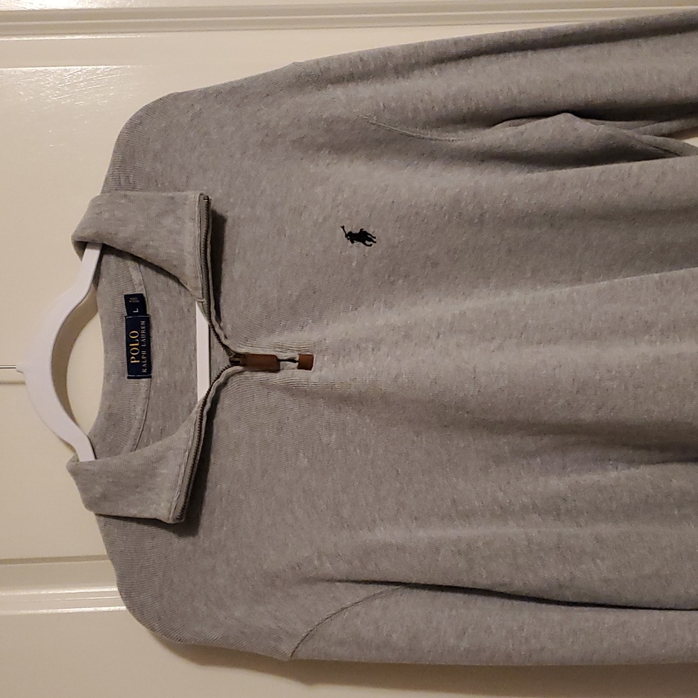 🟧 🟦Ralph Lauren Knit Half Zip pullover